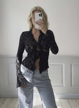 Lace Floral Cardigan